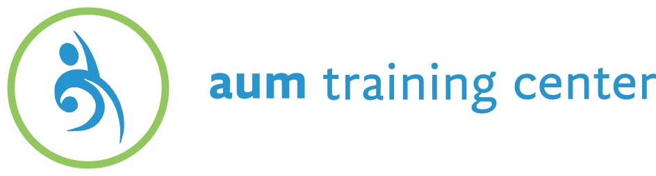 atc_logo_color_transparent__2_ Logo for Aum Training Center with a blue abstract figure inside a green circle, and the text "aum training center" in blue to the right.